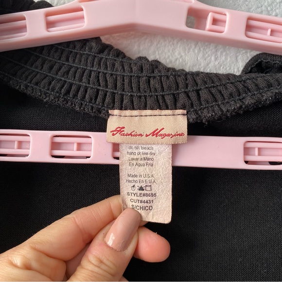 Fashion Magazine | Women's Stripped Top with belt Size S - Picture 3 of 9